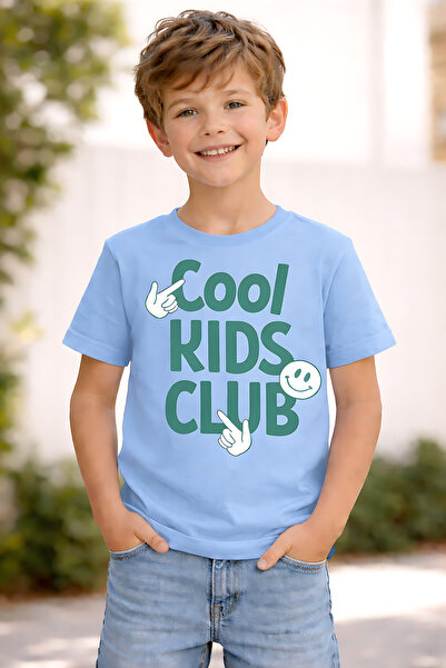 ArtYus تي شيرت كول كيدز كلوب مطبوع للأطفال من الجنسين - قطن قطع تي شيرت صيفي ...