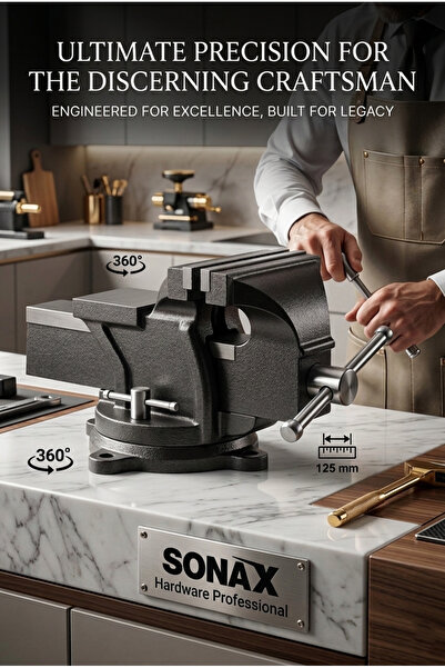 Transformacion Hardware Professional 125 mm Ağır Hizmet Tipi 360° Döner Taban...