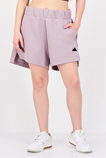adidas Women Sportswear Fit Brand Logo Outdoor Shorts, Mauve