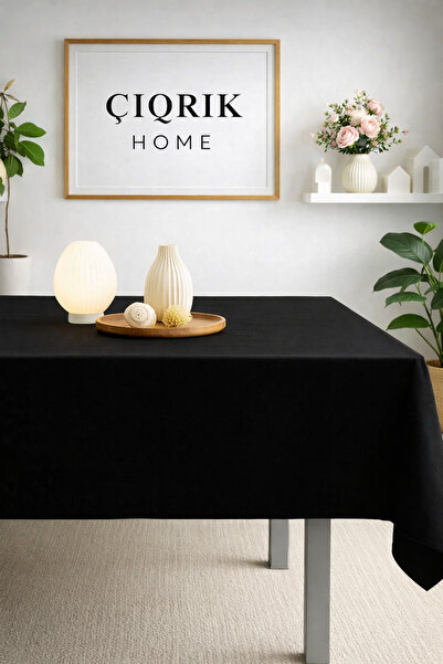 ÇIQRIK HOME Leke Tutmaz Kumaş Masa Örtüsü-Yıkanabilir/Şık Tasarım Pratik Kull...