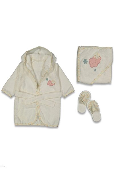 Cherub Baby Newborn Aybalam Baby Towel Bathrobe Set Organic - Baby Birth Gift