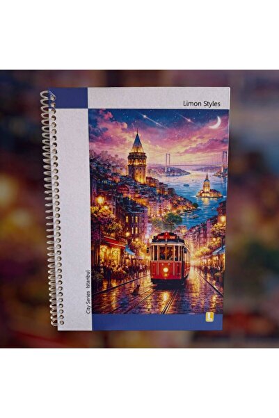 LİMON DEFTER Limon City serija 100 listova Karirano spiralna sveska