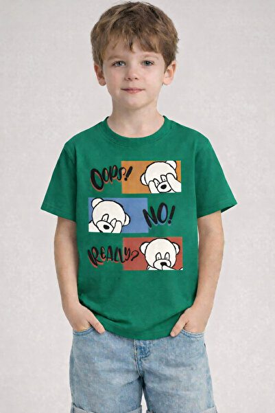 ArtYus Oops No Really Printed Teddy Bears Patterned Kids T-Shirt Unisex Pack ...