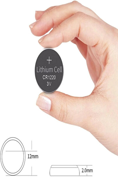 Bundeba Işıklı Klavye Oyuncak Anahtarlık Pili 4 Adet CR1220 Lithium Cell Battery