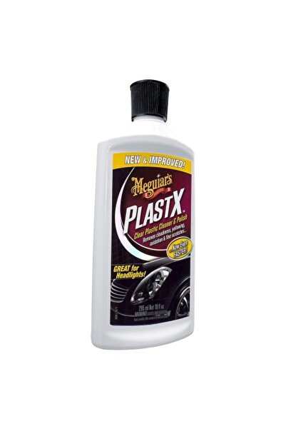 Meguiars PlastX Clear Plastic Cleaner & Polish 295ml Transparent Plastic Clea...