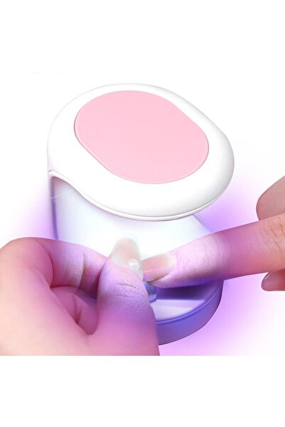 LİNALP Pilli Mini UV LED Nail Lamp Jel Oje Kurutucu Taşınabilir Tırnak Kurutm...