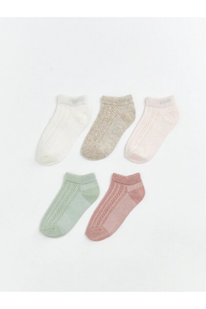 LC Waikiki LCW Kids Εκρού Κοριτσίστικες Κάλτσες-Μποτάκια για Μωρά, Συσκευασία...