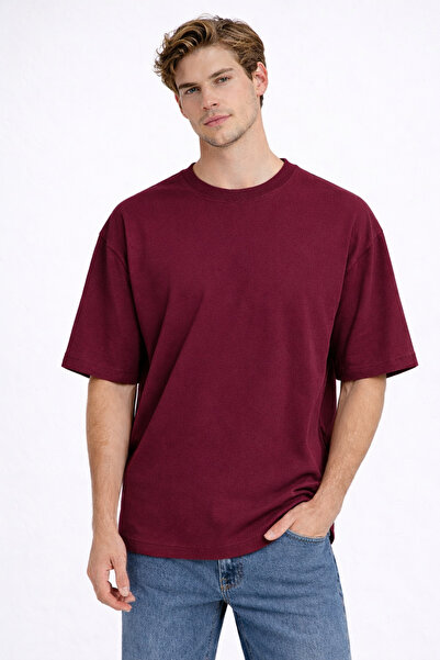 KAREL BUTİK Ανδρικό μπλουζάκι Oversize Fit από 100% οργανικό βαμβάκι με χοντρ...