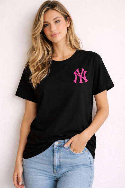 ArtYus Μπλουζάκι Unisex με λογότυπο NY με τύπωμα – Πακέτο Βαμβάκι μπλουζάκια ...