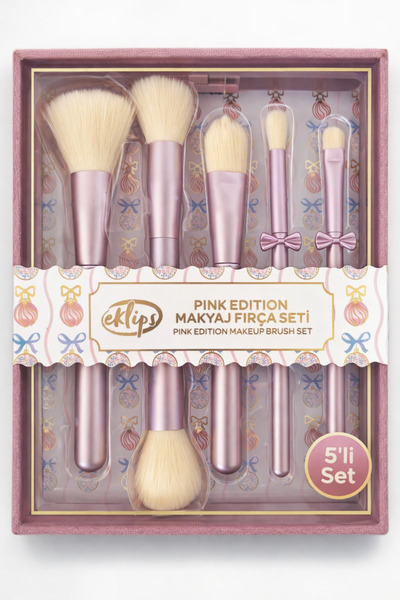 eklips Pink Edition Makyaj Fırça Seti