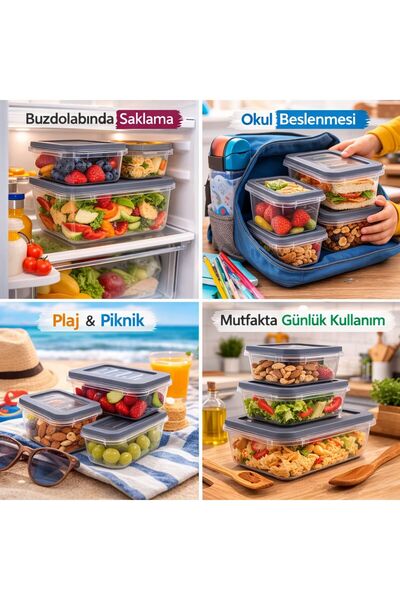 morfeo HOME Set of 3 Freesbox Storage Containers