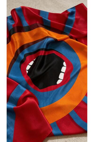 Fhr.Studio Natural Silk Scarf 90x90cm Say it Loud