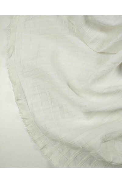 Kumaş Parça Liyosel Woven Fabric in Cream Color 150X265Cm