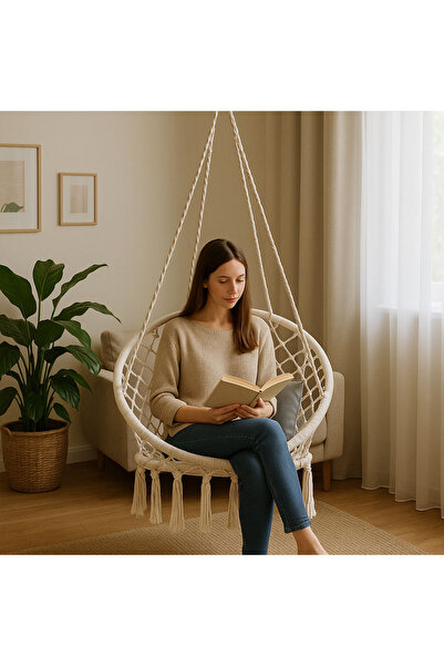 SHOPPINO Hamac cu franjuri pentru interior și exterior