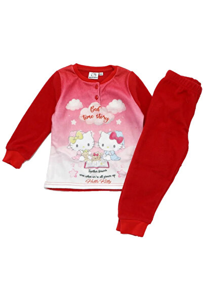 Hello Kitty Pajamas in gift box, polar fleece, long sleeve 104 CM 4 years Red