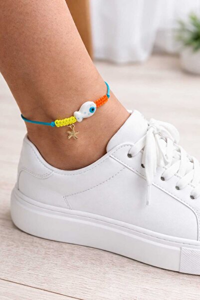 EL YAPIMI Fish Macrame Anklets