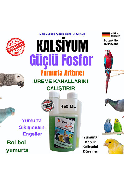 FEROXİT Kuşlar İçin Kalsiyum Fosfor Desteği | Yumurta Kabuğu Kalitesi, Üreme ...