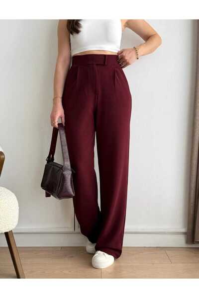 EAS GİYİM High waist loose leg pants