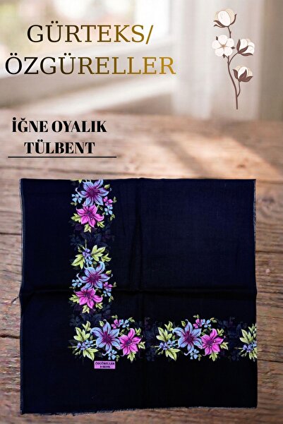 ÖZGÜRELLER Özgüreller, İğne Oyalık Pamuklu Tülbent,%100 Pamuklu Hediyelik Ter...