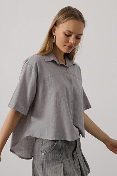 Hiccup Janes Loose Fit Poplin Shirt