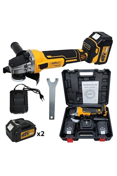 DDT Polizor unghiular Mustang cu 2 baterii