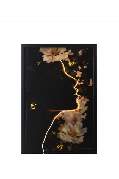 OEM Tablou cu Model Chip de Femeie & LED 40x60cm