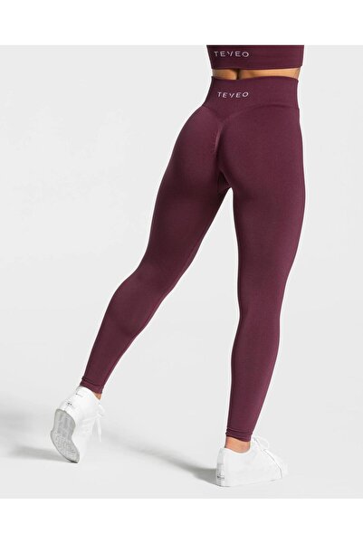 TEVEO Statement Collection, Büzgülü, Seamless Tayt-MÜRDÜM