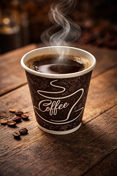 Mix Kağıt Bardak-Tek kullanımlık-1 Adet