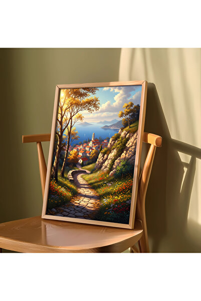 alphobitasarım Αρμονία της Φύσης και της Ιστορίας - Διακοσμητικός Πίνακας Τοίχου