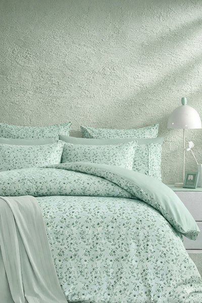 İQON cearșaf cu elastic lı lenjerie de pat pentru două persoane SPRÇĞ