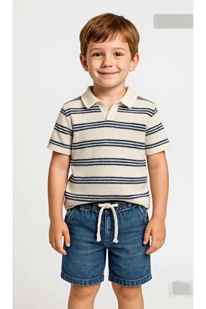 Nanica Kids LİMİ erkek çocuk yumuşak dokulu yazlık merserize t-shirt