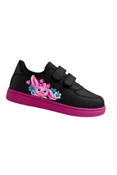 amazoondesing Negru Roz Cute Blue Monster Animation cu imprimeu Pantofi sport...