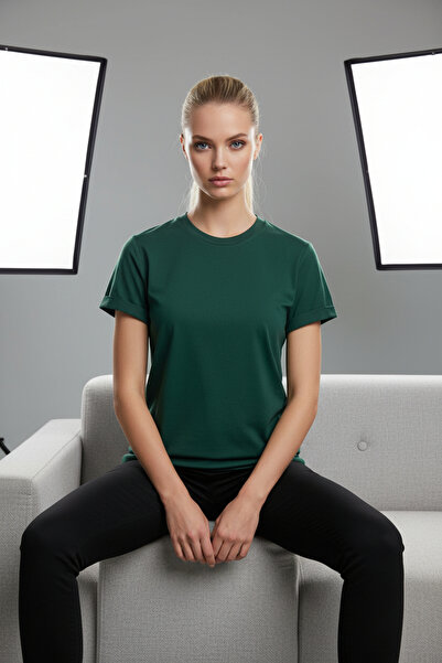 BUTİK1AVM Women's T-Shirt 100% Cotton Half- Oversized