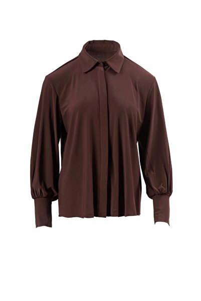 BASE Tekstil Base Dark Brown Shirt