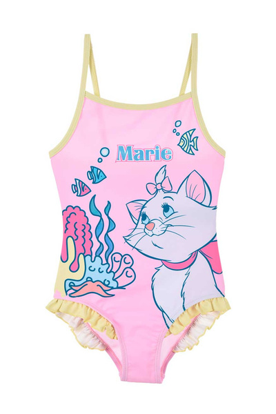 Marie Cat Disney Underwater Full Swimsuit Pink 5 Years