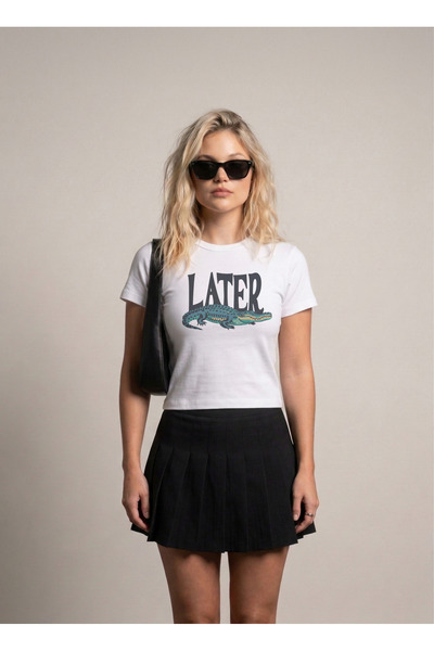 SVART WEAR Later-Gator Printed Stretch Fabric Body T-Shirt