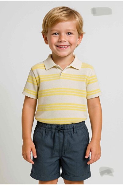 Nanica Kids LİMİ erkek çocuk yumuşak dokulu yazlık merserize t-shirt