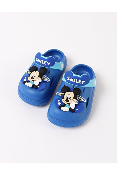 MiniKids Papuci de spuma Smiley Mickey albastru