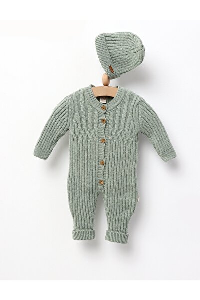 MiniKids Ολόσωμη φόρμα με φέσι, Croset Premium, Mely, πράσινο