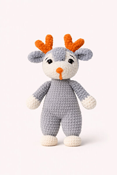 Noctis Nest Geyik Amigurumi Uyku Arkadaşı – El Örgüsü Organik Bebek Oyuncağı ...