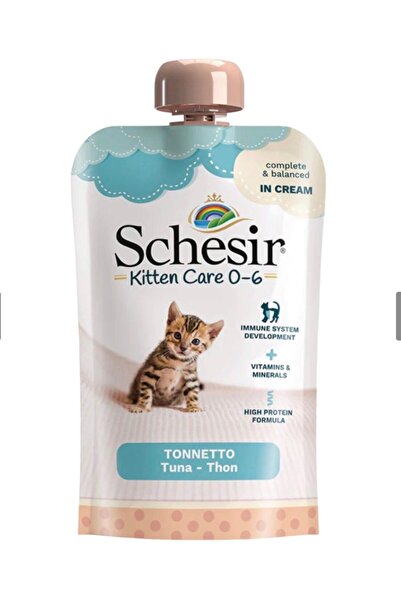 Schesir Cheezer Creamy Wet Food for Kittens, Tuna Flavor, 150g