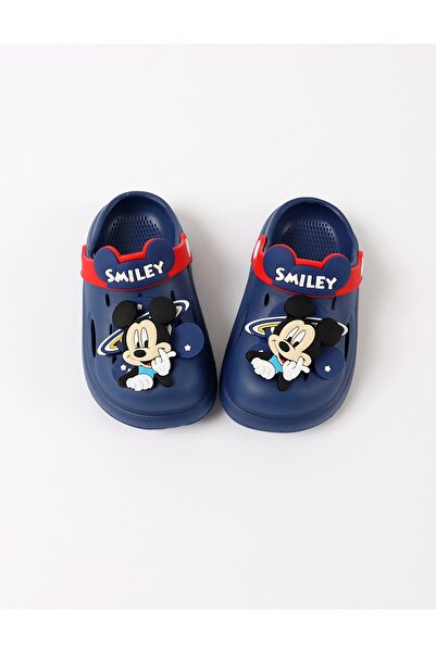 MiniKids Papuci de spuma Smiley Mickey bleumarin