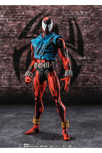BANDAI Tamashii Nations S.H.Figuarts Scarlet Spider Spider-Man: Across Spider...