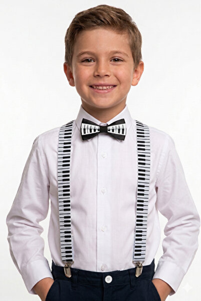 Masal Dünyası Bursa Little Gentlemen's Elegance: Piano Patterned Bow Tie and ...