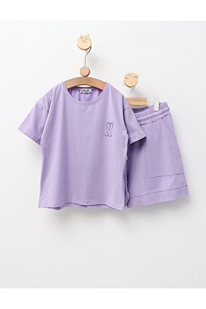 MiniKids Καλοκαιρινή στολή, Κοριτσίστικα μάτια, μωβ