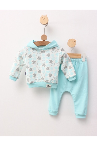 MiniKids Στολή Λαμπερές Καρδιές, πράσινη