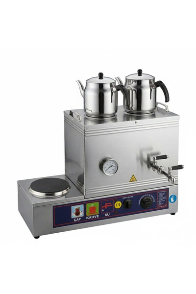 MUTLINE 2 Demlikli Elektrikli Çay Kazanı, Çay Ocağı 25 LT