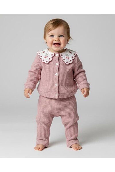 KapsülBebek Baby Girl Knitwear Set