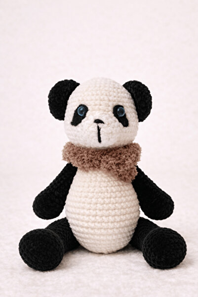 Noctis Nest Panda Amigurumi Uyku Arkadaşı – El Örgüsü Organik Bebek Oyuncağı ...