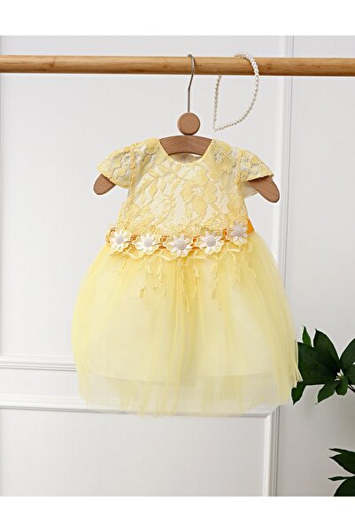 MiniKids Rochita Ariana, cu bentita, model galben